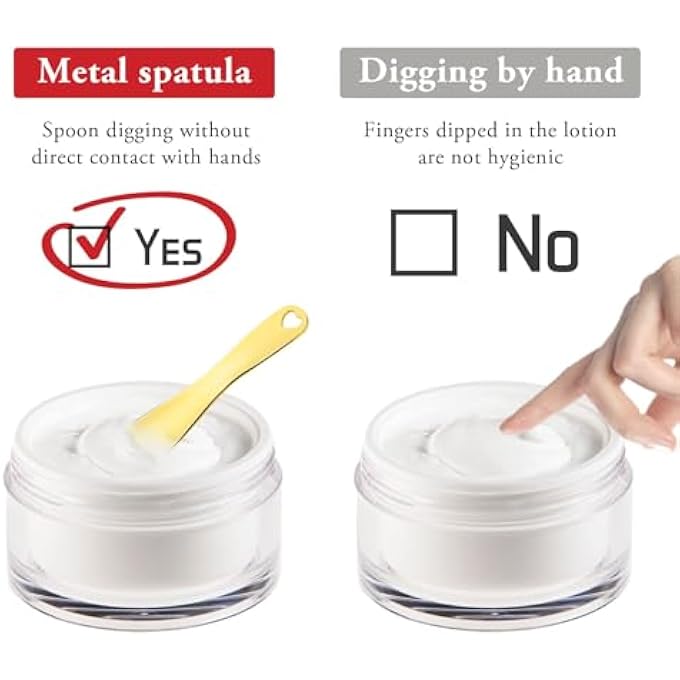 GraGra 3PCS METAL COSMETIC SPOONS, METAL MASK APPLICATOR, BEAUTY SCOOP, SKIN CARE FACIAL CREAM MASK SCOOP MAKEUP TOOLS FOR FACIAL DIY MASK MIXING AND SAMPLING - Image 4